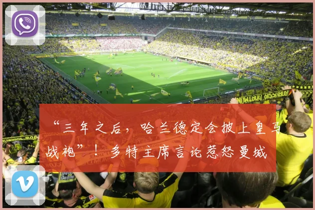 “三年之后,哈兰德定会披上皇马战袍”!多特主席言论惹怒曼城